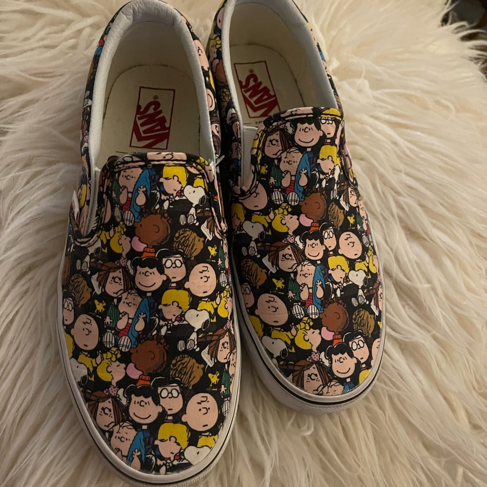 Vans Peanuts/Charlie Brown Slip-On Sneakers
